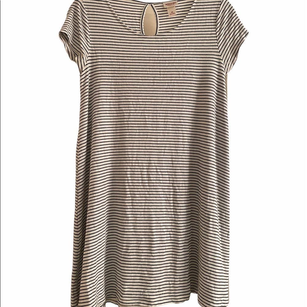 XS women’s sundress black and white extra small